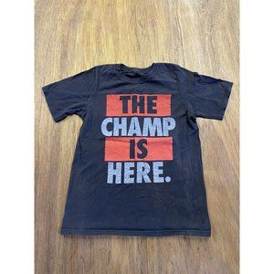 The Champ Is Here Black Graphic Tee Men's XS